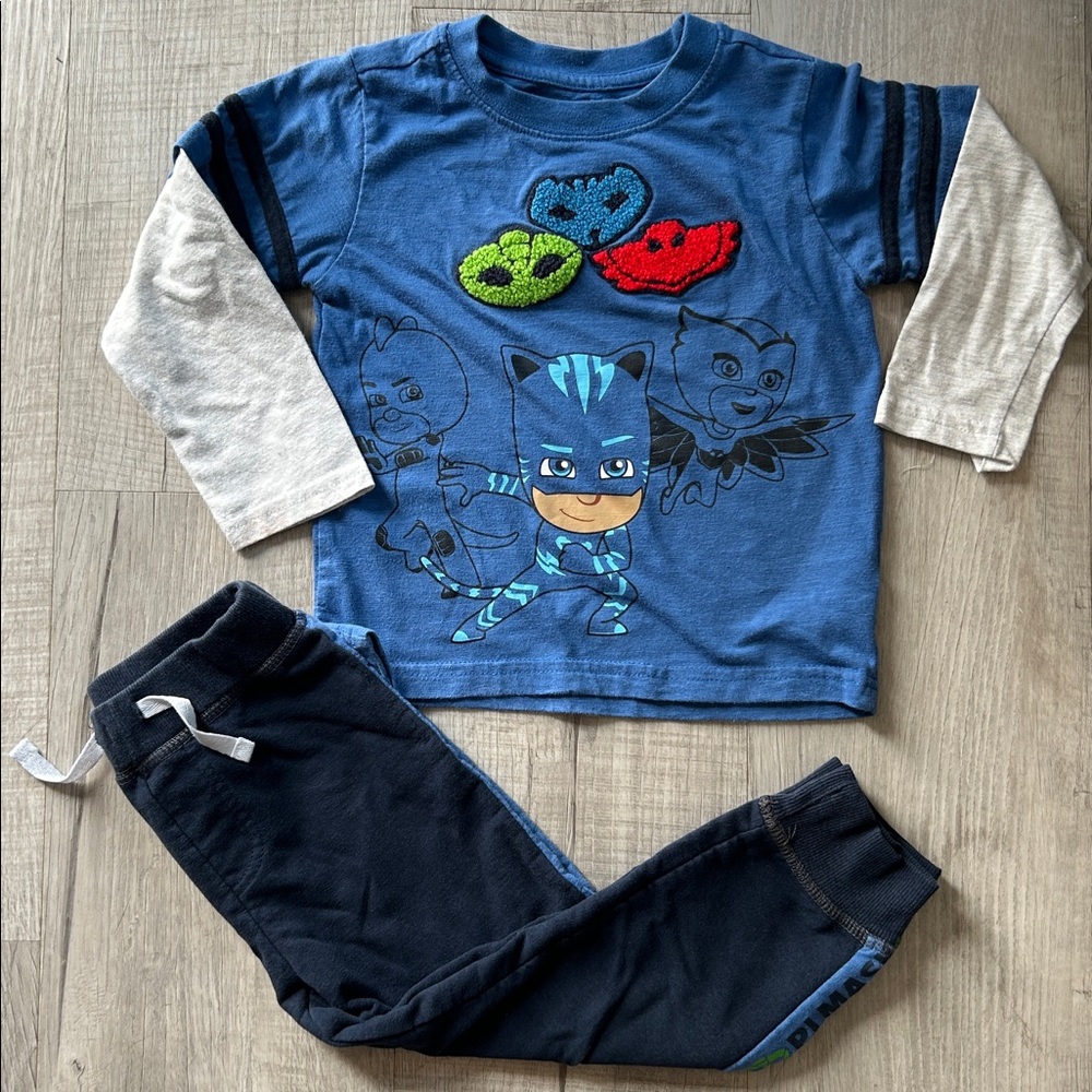 Toddler Boys PJ Masks Outfit, Sz 3T